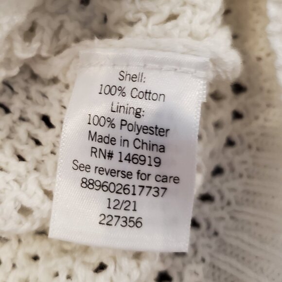 Simply Vera Vera Wang Sleeveless Scoop Neck Sweater Top I Size Large - Picture 5 of 9